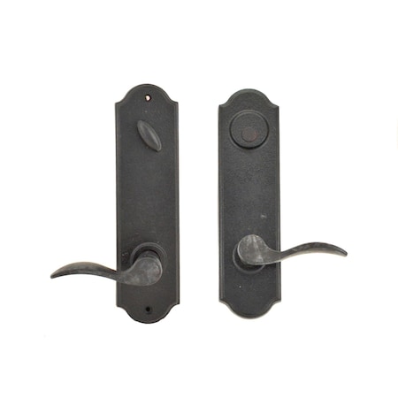 Weslock Right Hand Carlow Tramore Dummy Handle Black R7645H2H20020